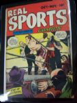 1948 Oct-Nov “Real Sports” Comic- Vol. 1 No. 1 by Hillman Periodicals- Ketchel(boxing) Cover!