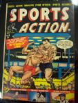 1951 Sports Action Comic Book- Oct No. 9- Wrestling cover(Ed “Strangler” Lewis)