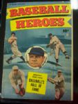 1952 Baseball Heroes Comic Book- by Fawcett- Babe Ruth Cover!