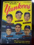 1952 Thrilling True Story of the Baseball Yankees Comic Book- by Fawcett Publications