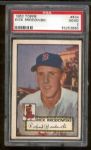 1952 Topps Baseball- #404 Dick Brodowski, Red Sox- PSA Good 2 