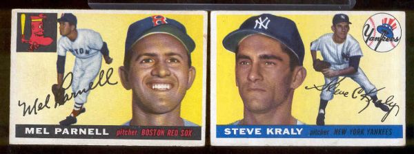 1955 Topps Bb- 9 Diff.