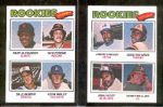 1977 Topps BB- 2 Diff. Rookies
