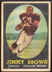 1958 Topps Fb- #62 Jimmy Brown, Browns- Rookie! 