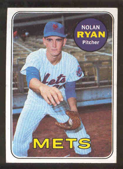 1969 Topps Baseball- #533 Nolan Ryan, Mets