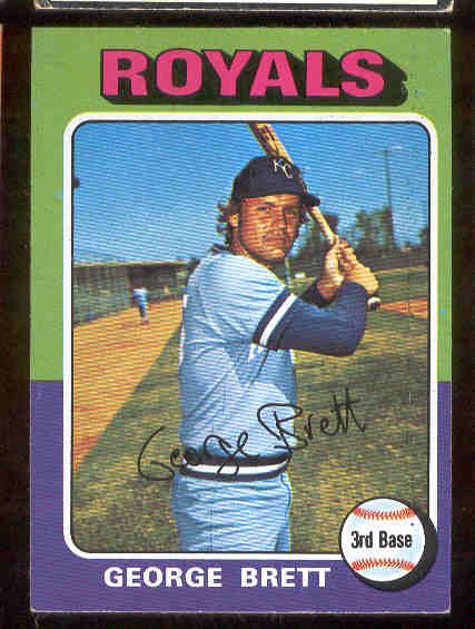 1975 Topps Baseball- #228 George Brett RC