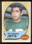 1970 T Fb- #150 Joe Namath, Jets