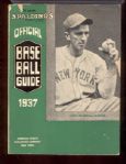 1937 Spalding’s Official Baseball Guide- Carl Hubbell Cover