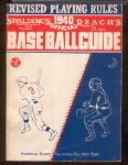 1940 Spalding’s/Reach’s Official Baseball Guide