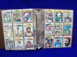 1977 Topps Ftbl.- 1 Near Set of 523/528 Diff. Cards in Sheets and Binder