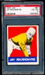 1948 Leaf Football- #97 Jay Rhodemyre, Packers- PSA Vg-Ex 4 – Hi#.