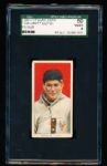 1909-11 T206 Baseball – Larry Doyle, N.Y. Natl- Portrait- SGC 50 (Vg-Ex 4)- Polar Bear back.