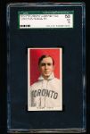 1910 T206 Baseball- Dick Rudolph, Toronto- SGC 60 (Ex 5)- Piedmont 350 back.