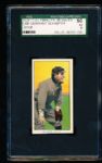 1910 T206 Baseball- Germany Schaefer, Detroit-El Principe De Gales back!  SGC 60 (Ex 5)