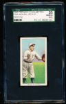 1909 T206 Baseball- Admiral Schlei, N.Y. Natl- SGC 55 (Vg-Ex+ 4.5)- Catching Pose-  Piedmont 150 back.
