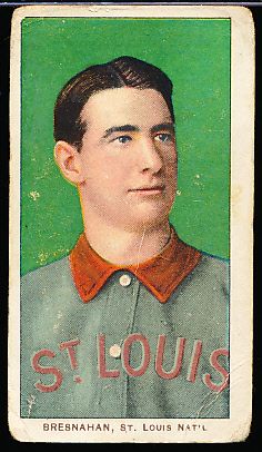 1909-11 T206 Baseball- Bresnahan, St. Louis Natl- Portrait- Piedmont 150 back 