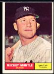 1961 Topps Baseball- #300 Mickey Mantle, Yankees