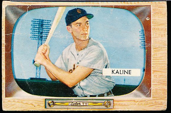 1955 Bowman Baseball- #23 Al Kaline, Tigers