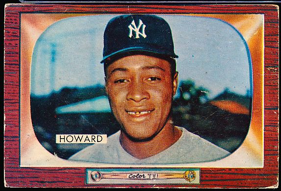 1955 Bowman Baseball- #68 Elston Howard RC