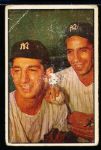 1953 Bowman Color Baseball- #93 Rizzuto/ Billy Martin
