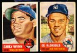 1953 Topps Baseball- 2 Cards