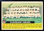 1956 Topps Baseball- #85 Cleveland Indians- gray back