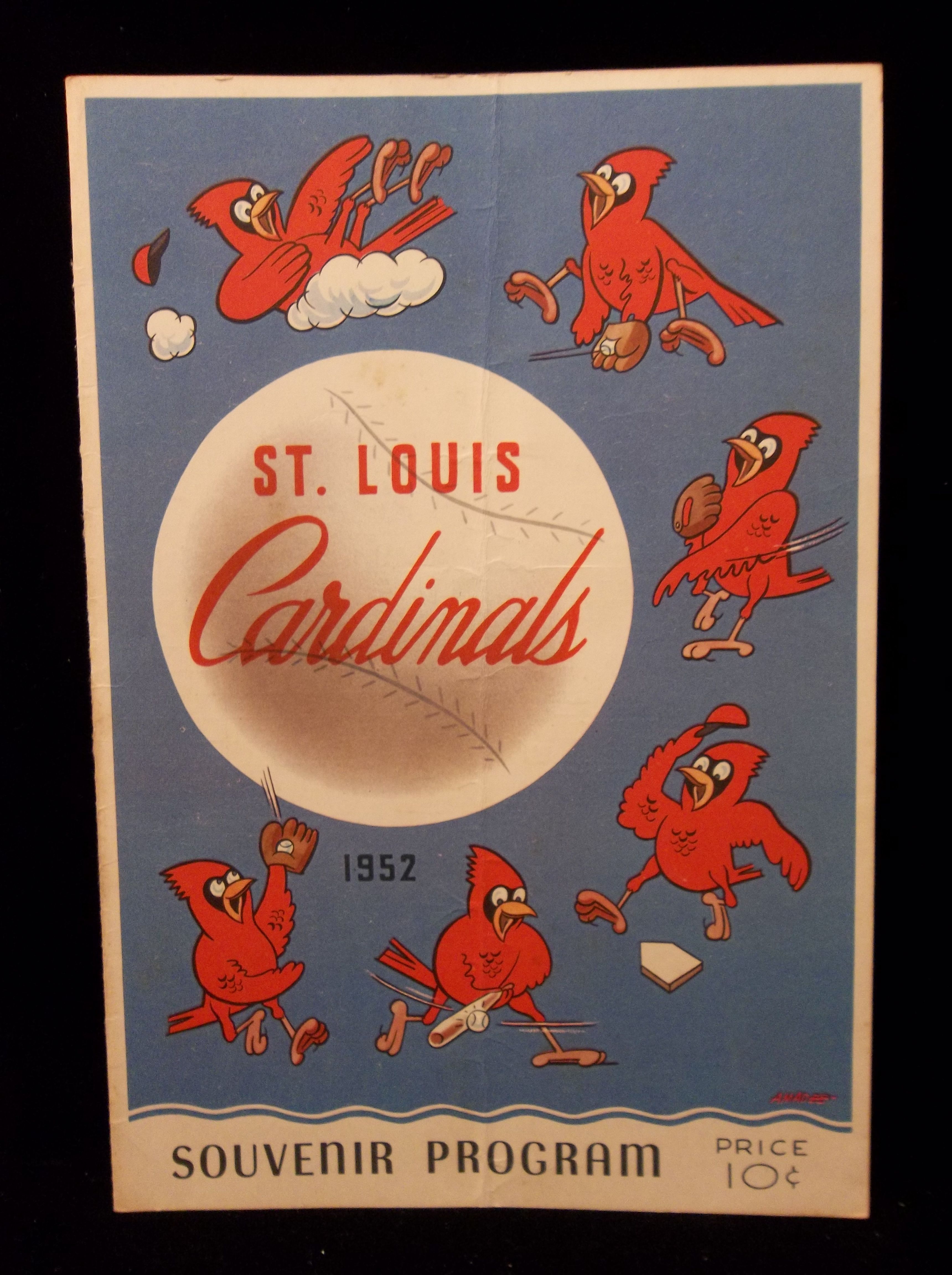 Lot Detail - 1952 St. Louis Cardinals Program/Scorecard vs. Chicago Cubs