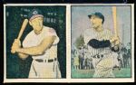 1951 Berk Ross Panel- #1-1 Al Rosen/#1-3 Phil Rizzuto (Baseball)