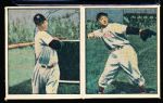 1951 Berk Ross Panel- #1-6 Jerry Coleman/ #1-8 Dom DiMaggio (Baseball)