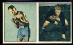 1951 Berk Ross Panel- #1-13 Ezzard Charles (Boxing)/ #1-15 James Martin (Notre Dame Football)