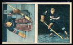 1951 Berk Ross Panel- #1-17 Bill Durnan/ #1-18 Bill Quakenbush (Both Hockey)