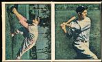 1951 Berk Ross Panel- #2-1 Stan Musial/ #2-3 Tommy Henrich (Baseball)