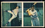 1951 Berk Ross Panel- #2-2 Warren Spahn/ #2-4 Yogi Berra (Baseball)