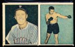 1951 Berk Ross Panel- #2-10 Goliat (Baseball)/ #2-12 Joe Maxim (Boxing)