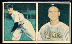 1951 Berk Ross Panel- #3-5 Joe Page/ #3-7 Andy Seminick (Baseball)