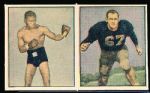 1951 Berk Ross Panel- #3-13 Ike Williams (Boxing)/ #3-15 Rodney Franz (Football)