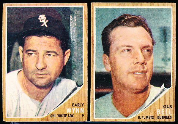 1962 Topps Bb- 10 Diff.