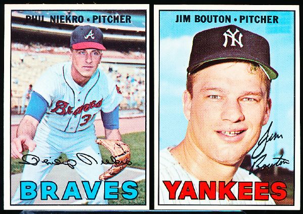 1967 Topps Bb- 6 Cards