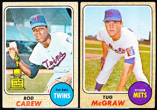 1968 Topps Bb- 4 Cards