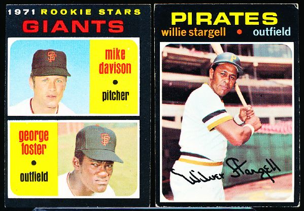 1971 Topps Bb- 6 Cards