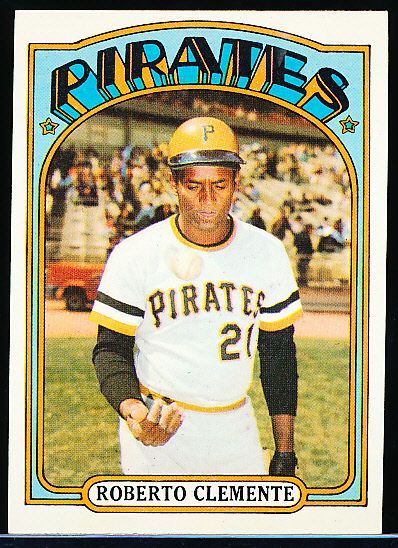 1972 Topps Bb- #309 Roberto Clemente, Pirates