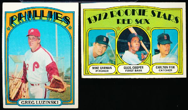 1972 Topps Bb- 22 Cards