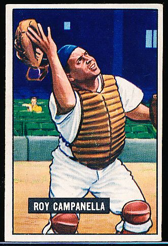 1951 Bowman Baseball- #31 Roy Campanella, Dodgers