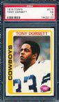1978 Topps Fb- # 315 Tony Dorsett, Cowboys RC- PSA Ex 5