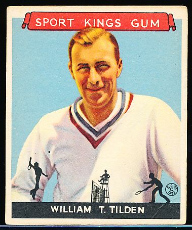 1933 Sport Kings- #16 Bill Tilden, Tennis