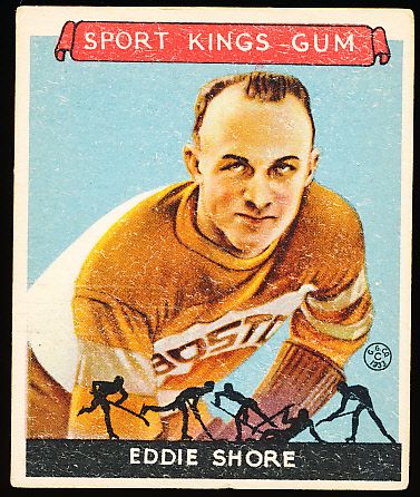 1933 Sport Kings- #19 Eddie Shore, Hockey