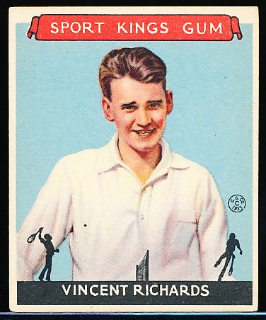 1933 Sport Kings- #23 Vinnie  Richards, Tennis