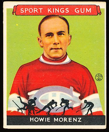 1933 Sport Kings- #24 Howie Morenz, Hockey