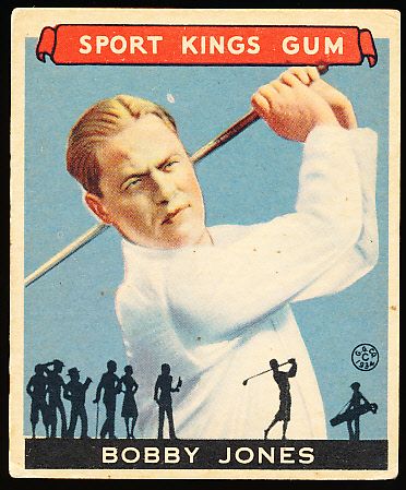 1933 Sport Kings- #38 Bobby Jones, Golf