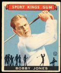 1933 Sport Kings- #38 Bobby Jones, Golf